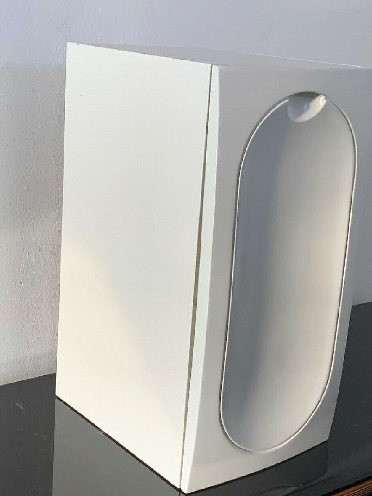 1097.2 Pair Of Lacquered Wooden Cabinets In Space Age Style, 1970s photo