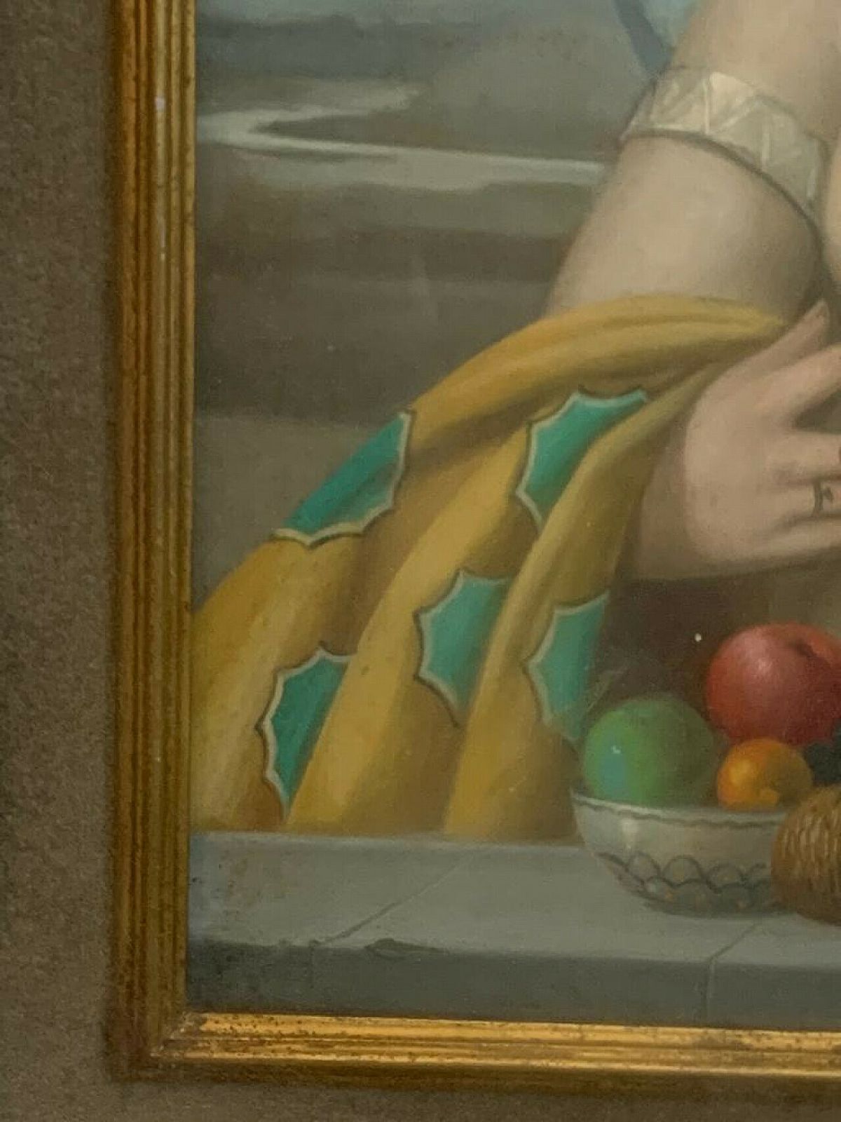 Adriano Gajoni, Cleopatra, Oil On Canvas, 1950s photo 495.04