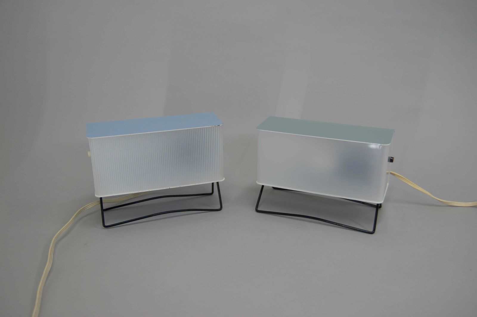 Set Of Two Table Lamps By Pokrok Zilina 1960s photo furniture