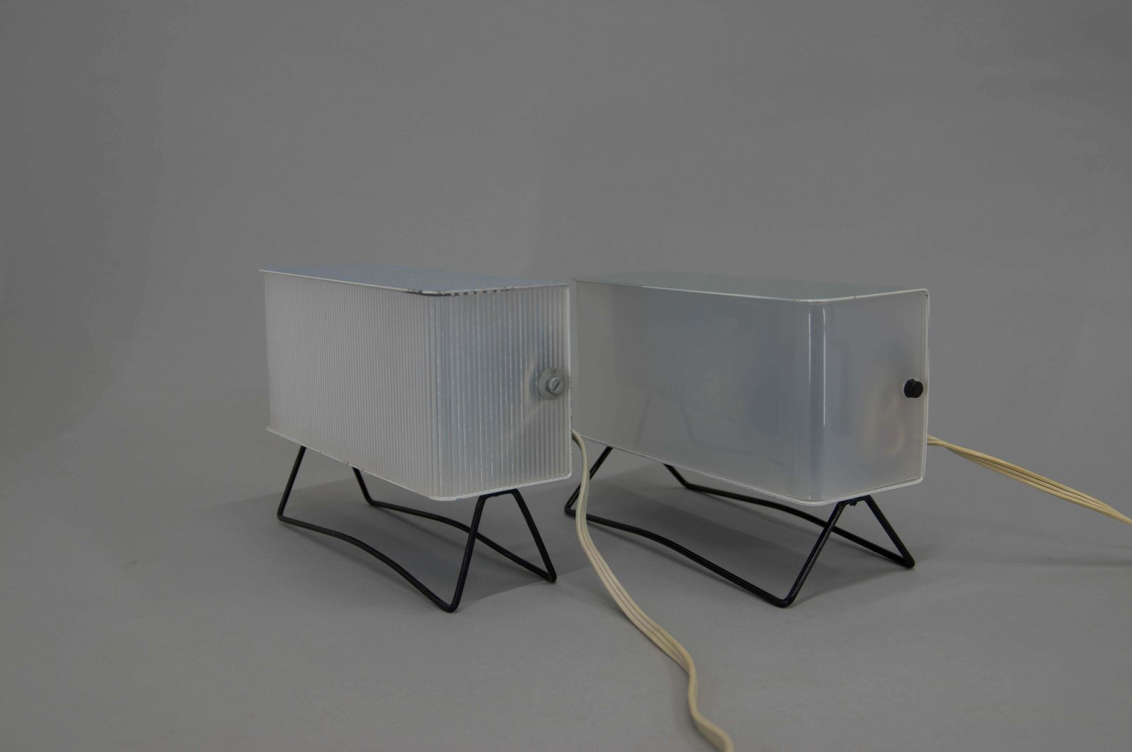 Set Of Two Table Lamps By Pokrok Zilina 1960s photo Lighting