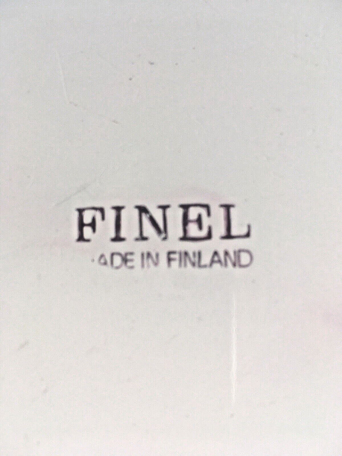Mid Century 60's Enamel Finel Arabia Finland Sunflower Salad Bowl By Kaj Franck photo vintage