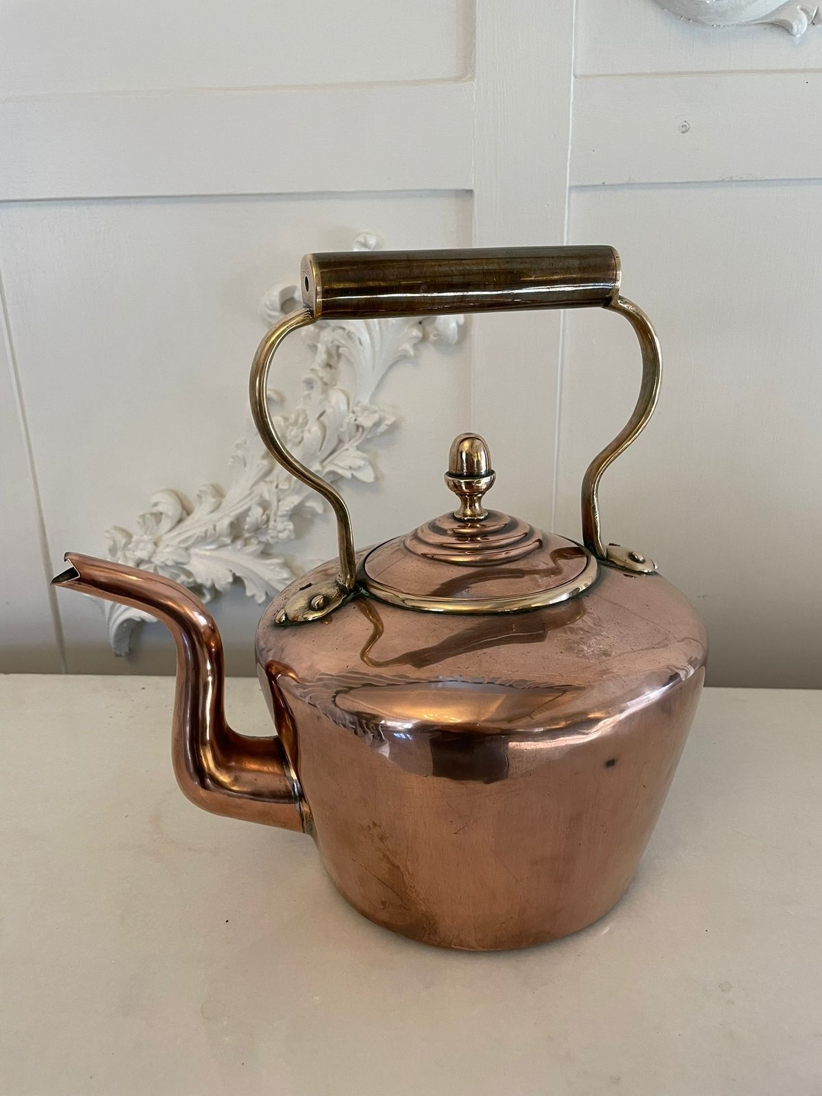 Antique George III Quality Copper Kettle