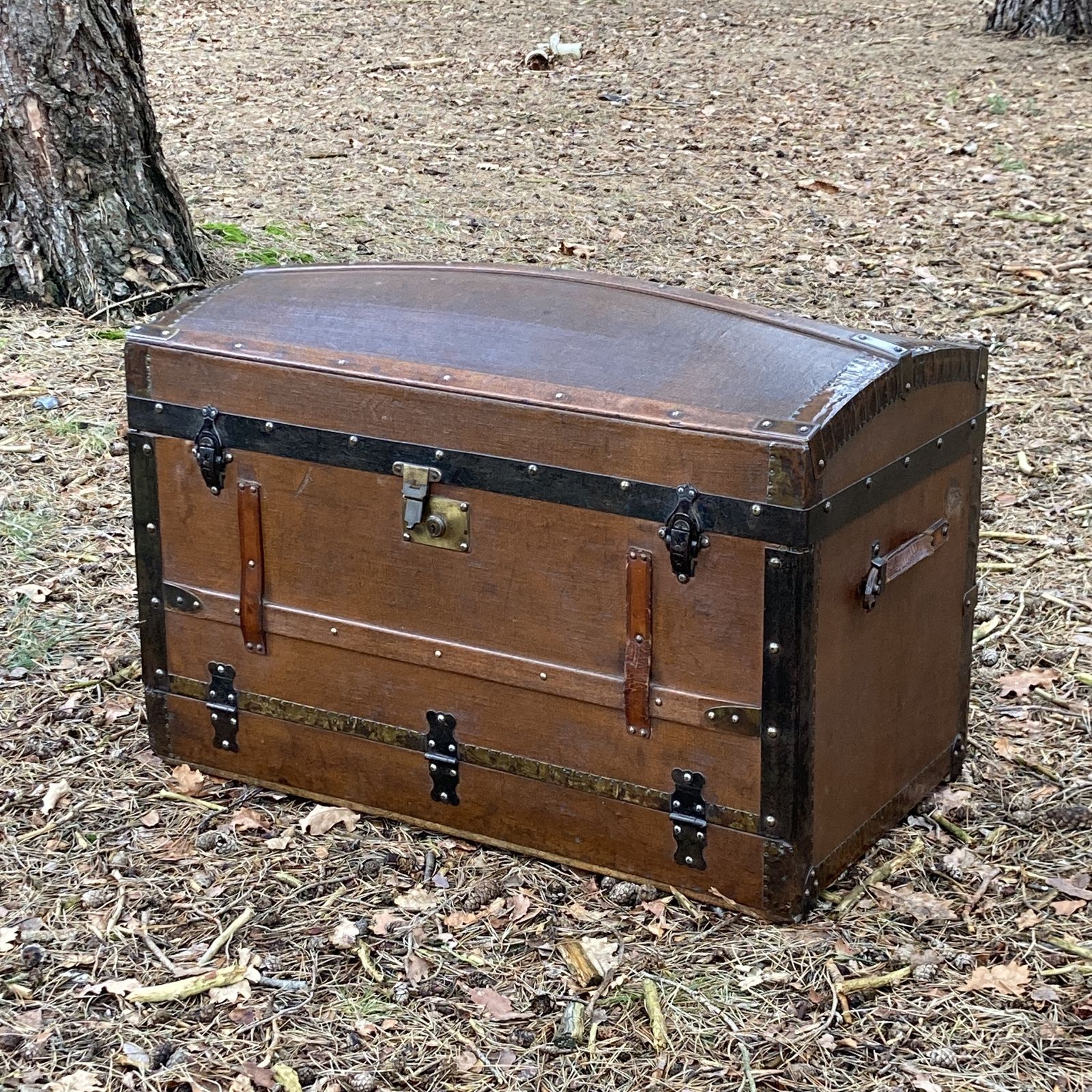 photo for sale Vintage Steamer / Cabin Trunk, Circa 1880