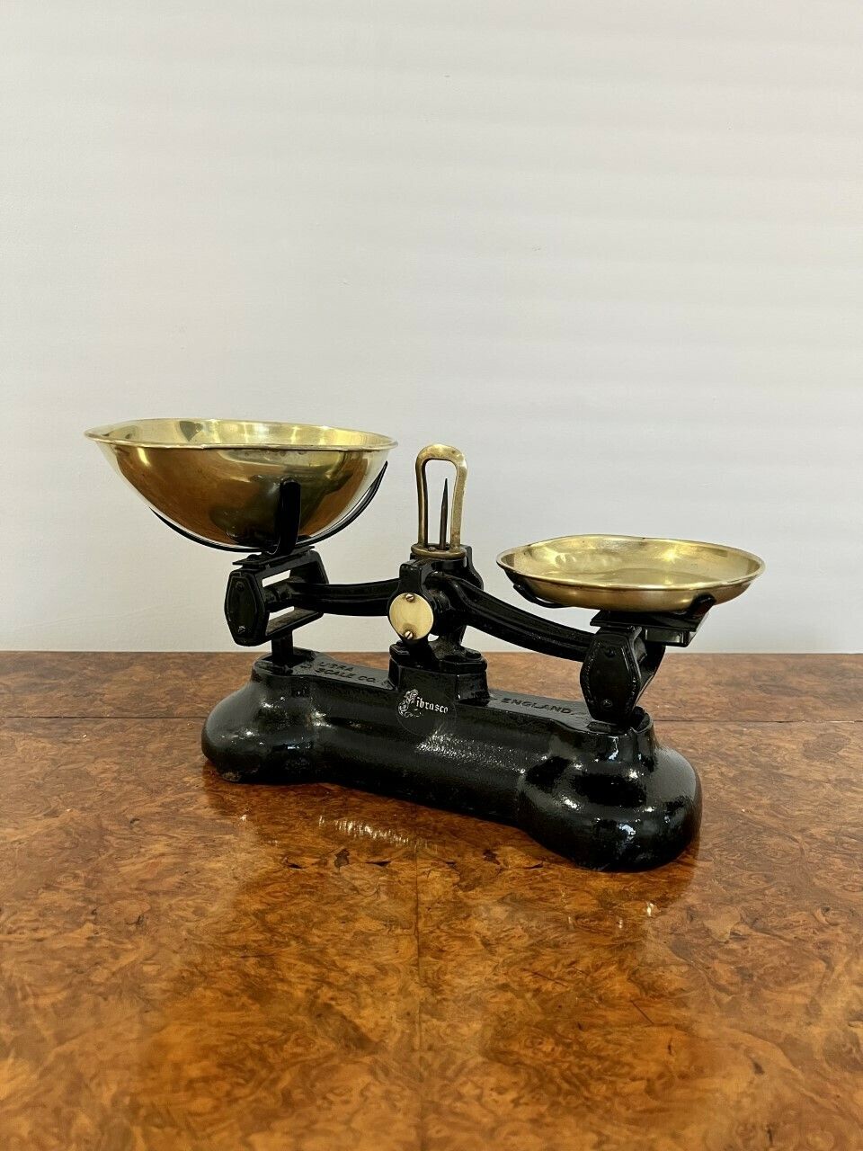 Set Of Brass And Iron Antique Kitchen Scales photo Home Decor