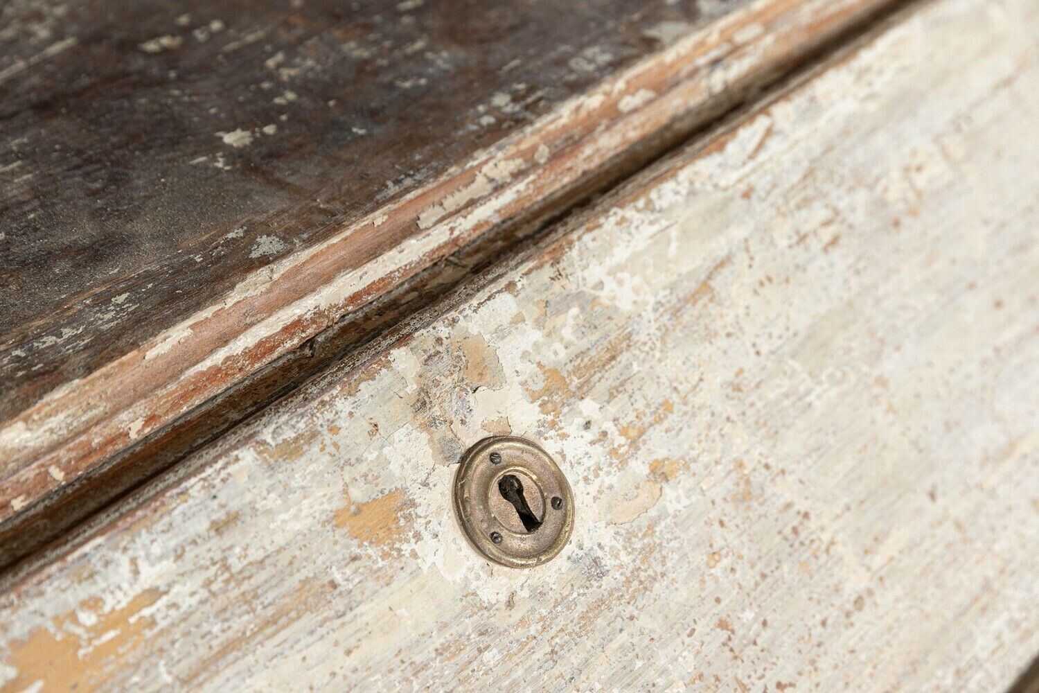 Large Swedish Gustavian Dry Scraped Bureau photo buy