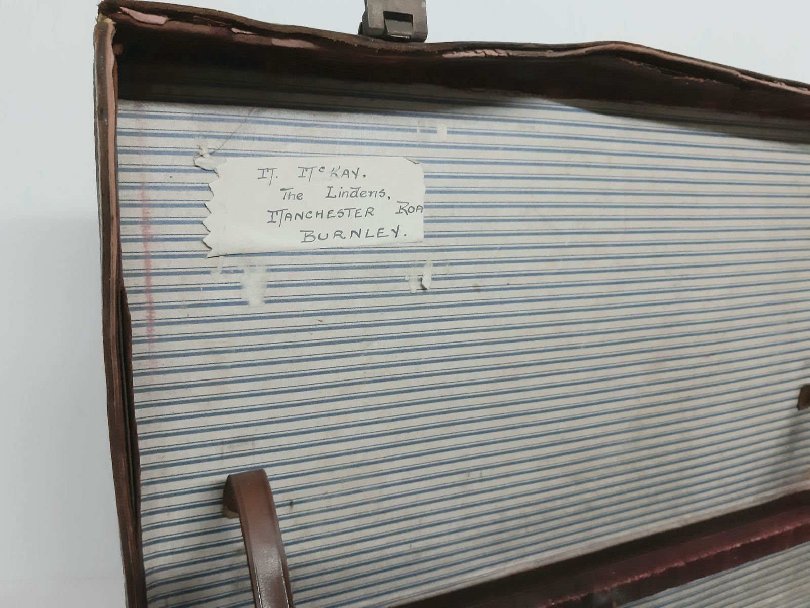 photo furniture Vintage Brown Leather Travel Case