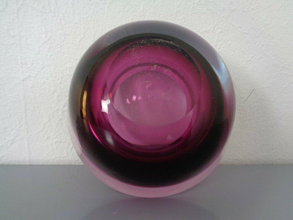 photo vintage Sommerso Murano Glass Bowls By Flavio Poli, 1960s, Set Of 4