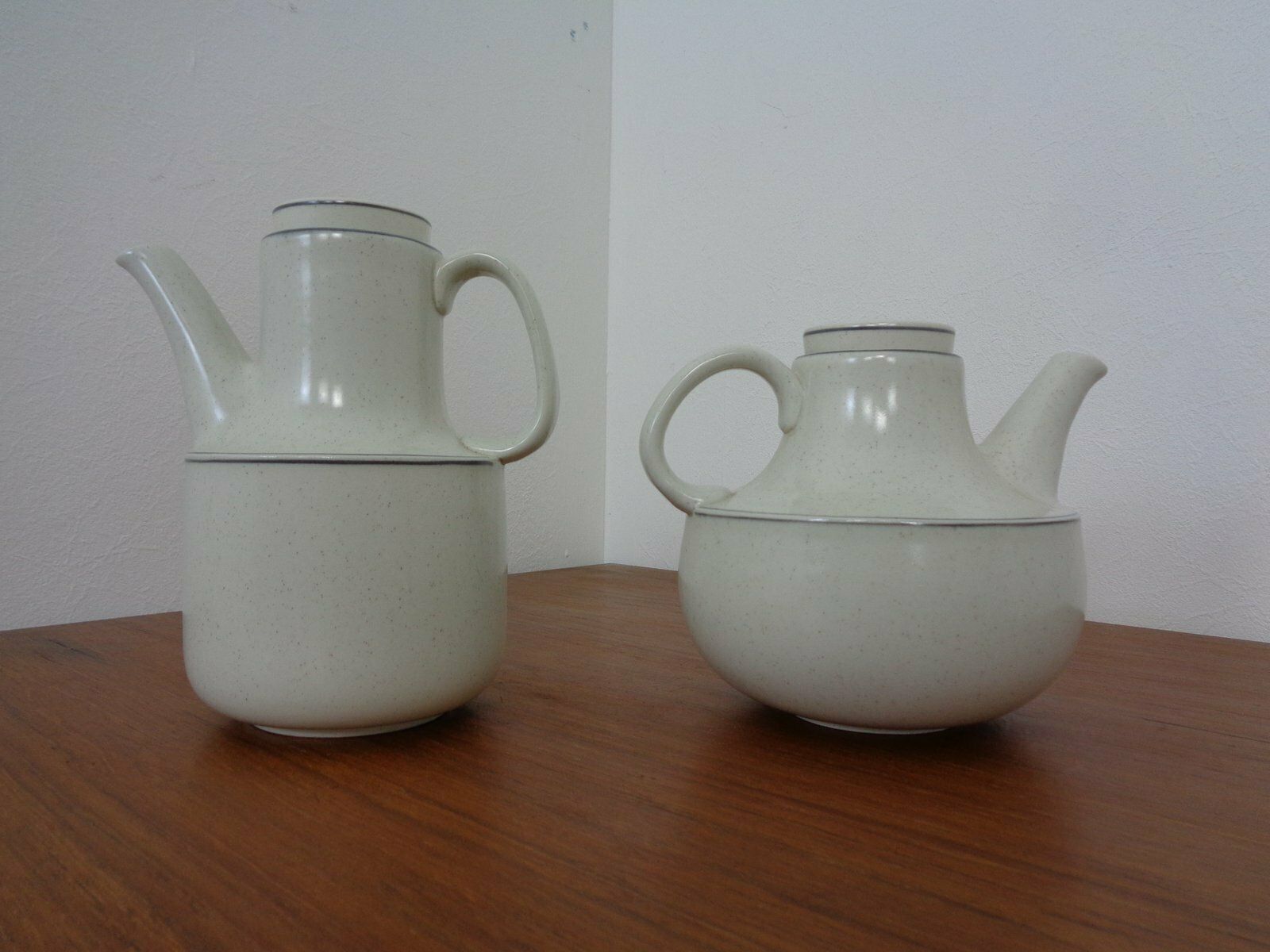 Swedish Birka Tea Pot & Coffeepot By Stig Lindberg For Gustavsberg, 1960s, Set Of 2 photo furniture