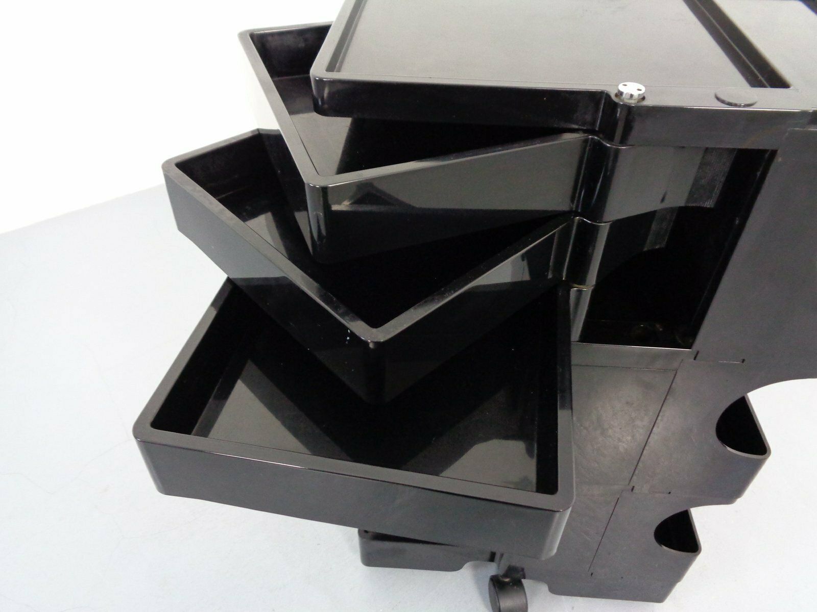 photo for sale Black Boby Trolley By Joe Colombo For Bieffeplast, Italy, 1960s