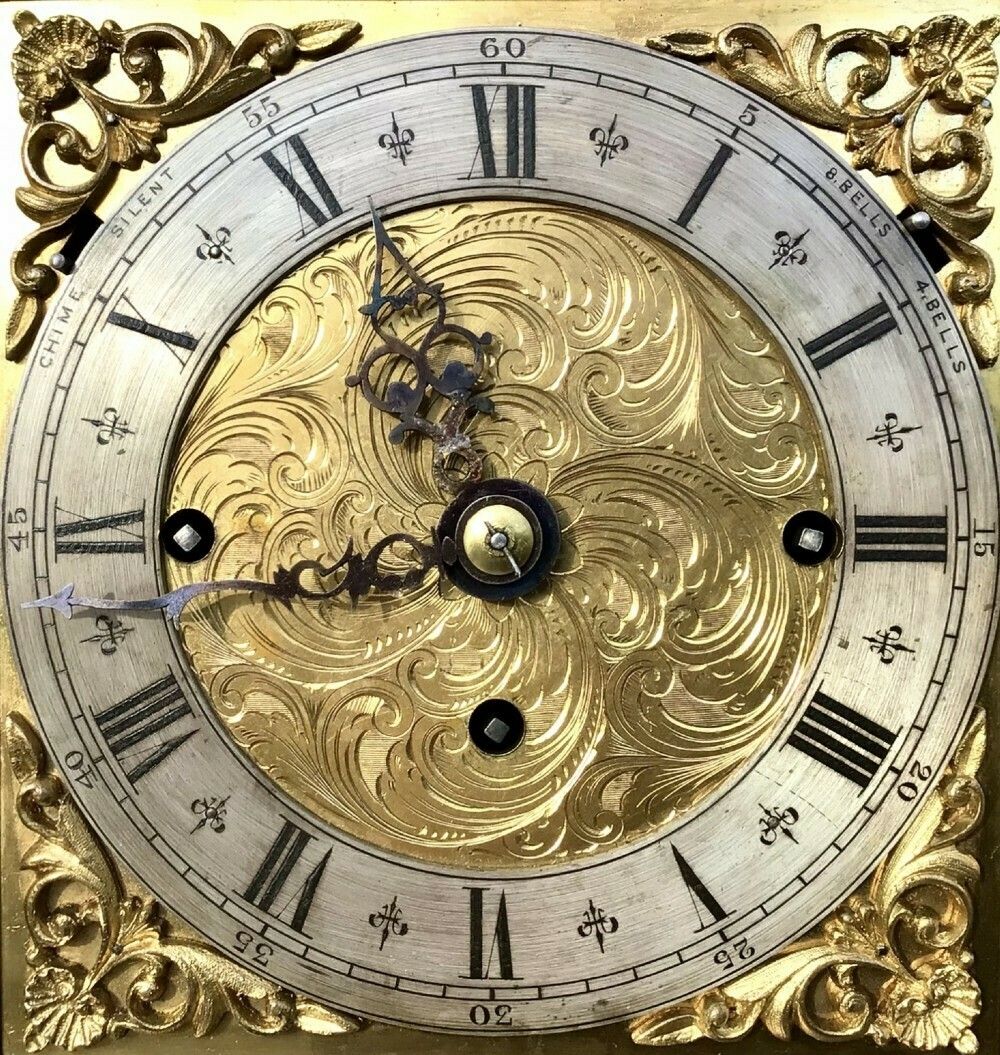 photo for sale Large Triple Fusee Bracket Boardroom Musical Clock