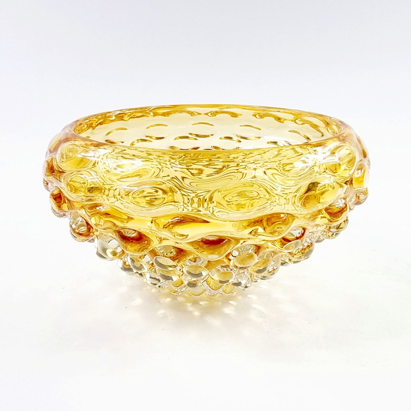 Murano Glass "Lenti" Bowl By Ercole Barovier For Barovier & Toso, Italy, 1940s/50s