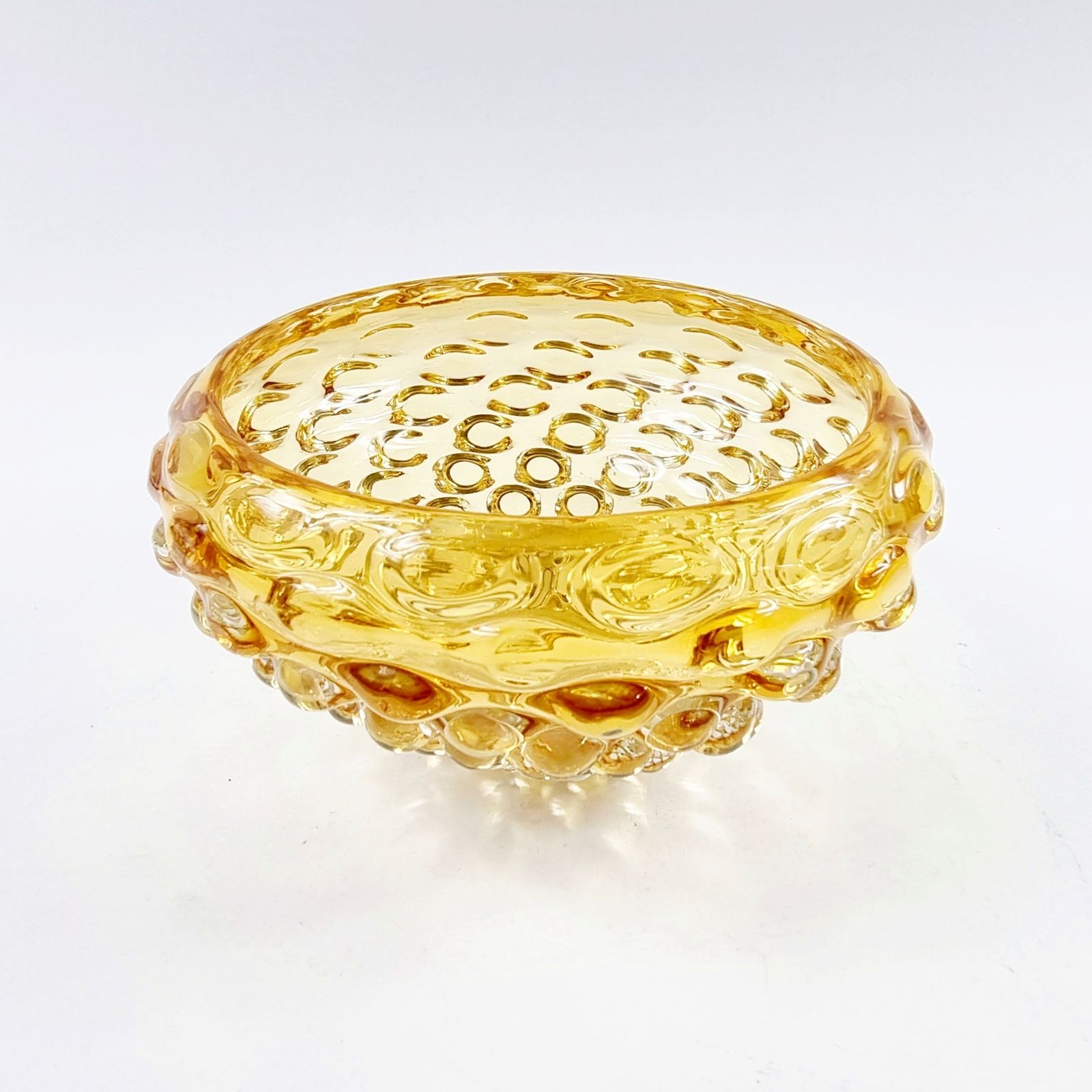 Murano Glass "Lenti" Bowl By Ercole Barovier For Barovier & Toso, Italy, 1940s/50s photo Home Decor
