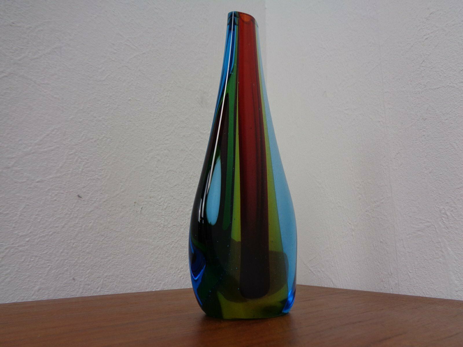 334.0 Murano Glass Teardrop Vase By Flavio Poli, 1960s photo