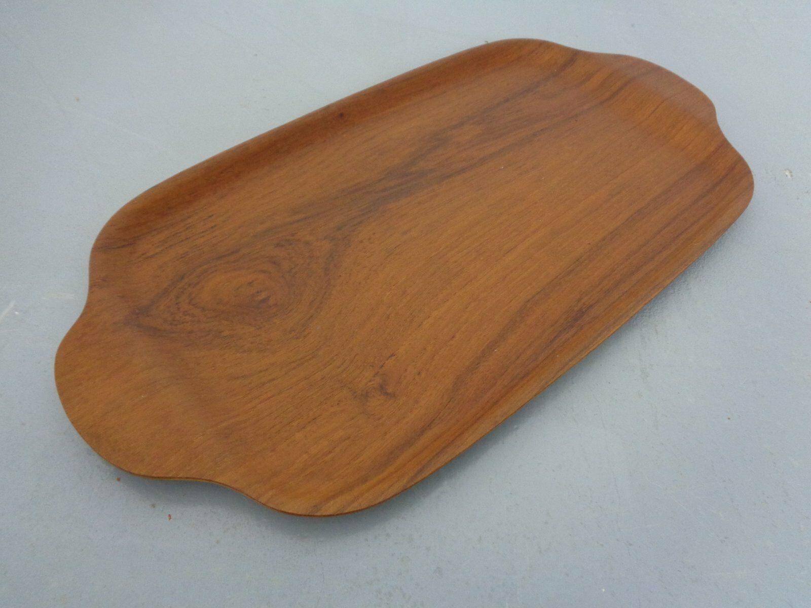 photo for sale Swedish Teak Tray With Tea Cups By Jie Gantofta, 1960s, Set Of 7