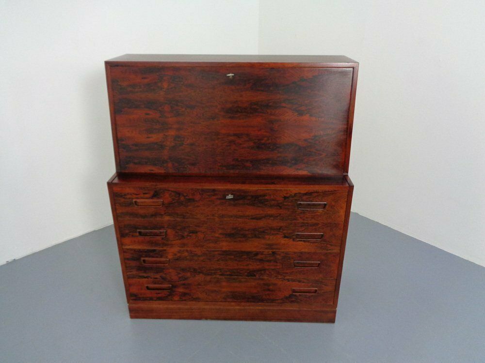 Danish Rosewood Secretary By Arne Wahl Iversen For Winning Mobelfabrik, 1960s