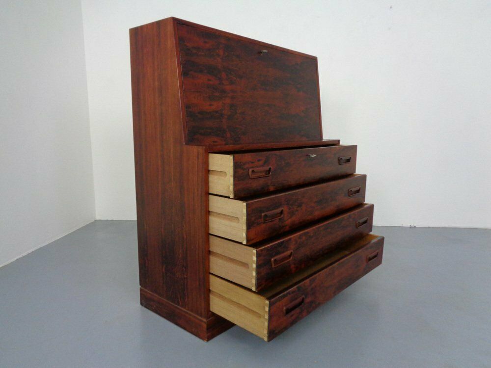 Furniture Danish Rosewood Secretary By Arne Wahl Iversen For Winning Mobelfabrik, 1960s photo