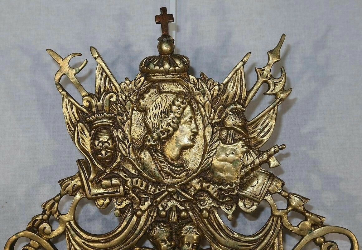 Important Pair Of Wall Lights With 3 Branches In Gilded Bronze, Napoleon III   Mid 19th Century photo vinterior