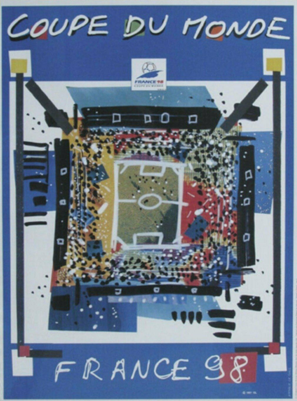 World Cup France '98 Original Vintage Poster