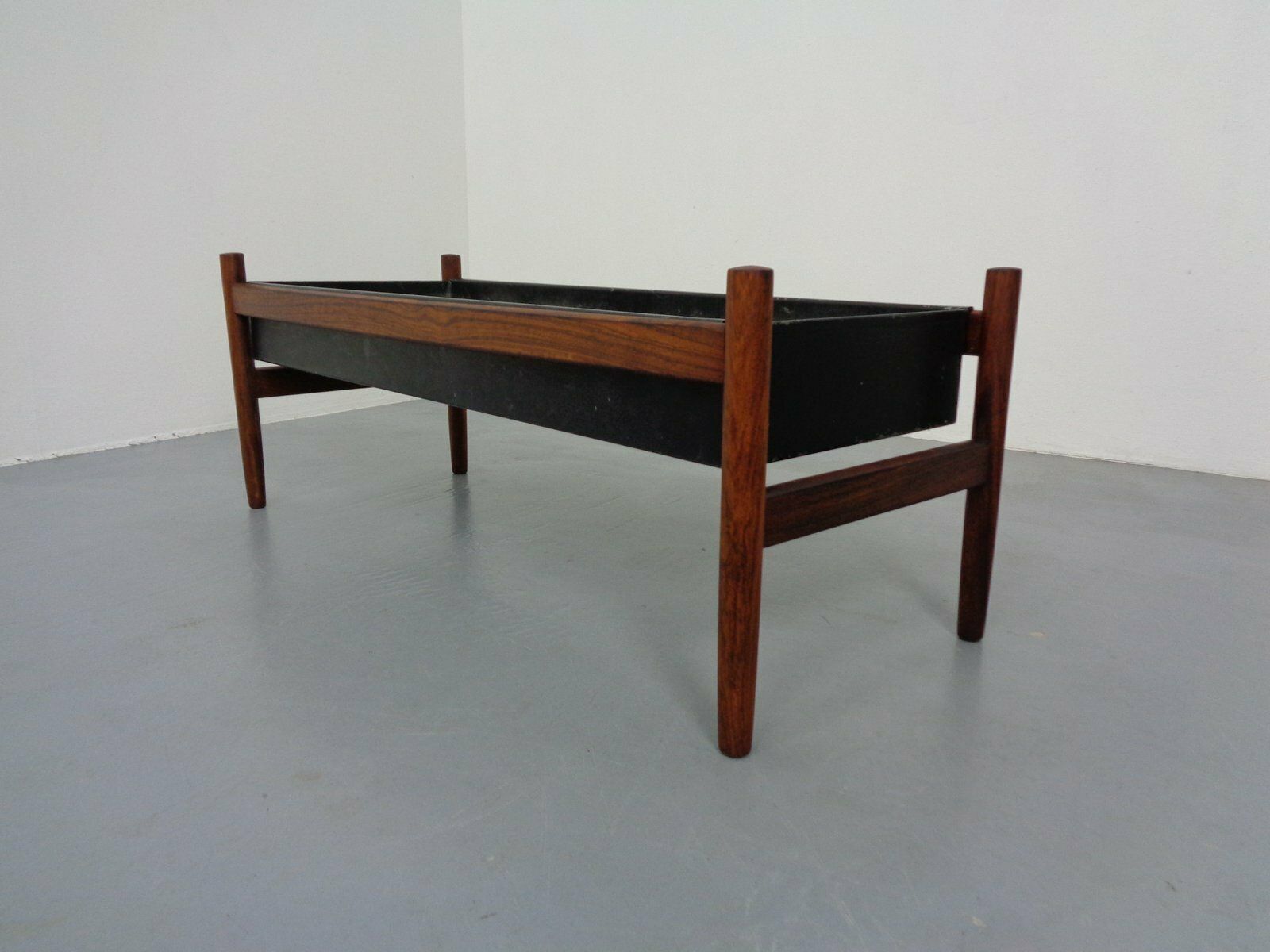 Large Danish Flower Planter In Rosewood, 1960s photo furniture