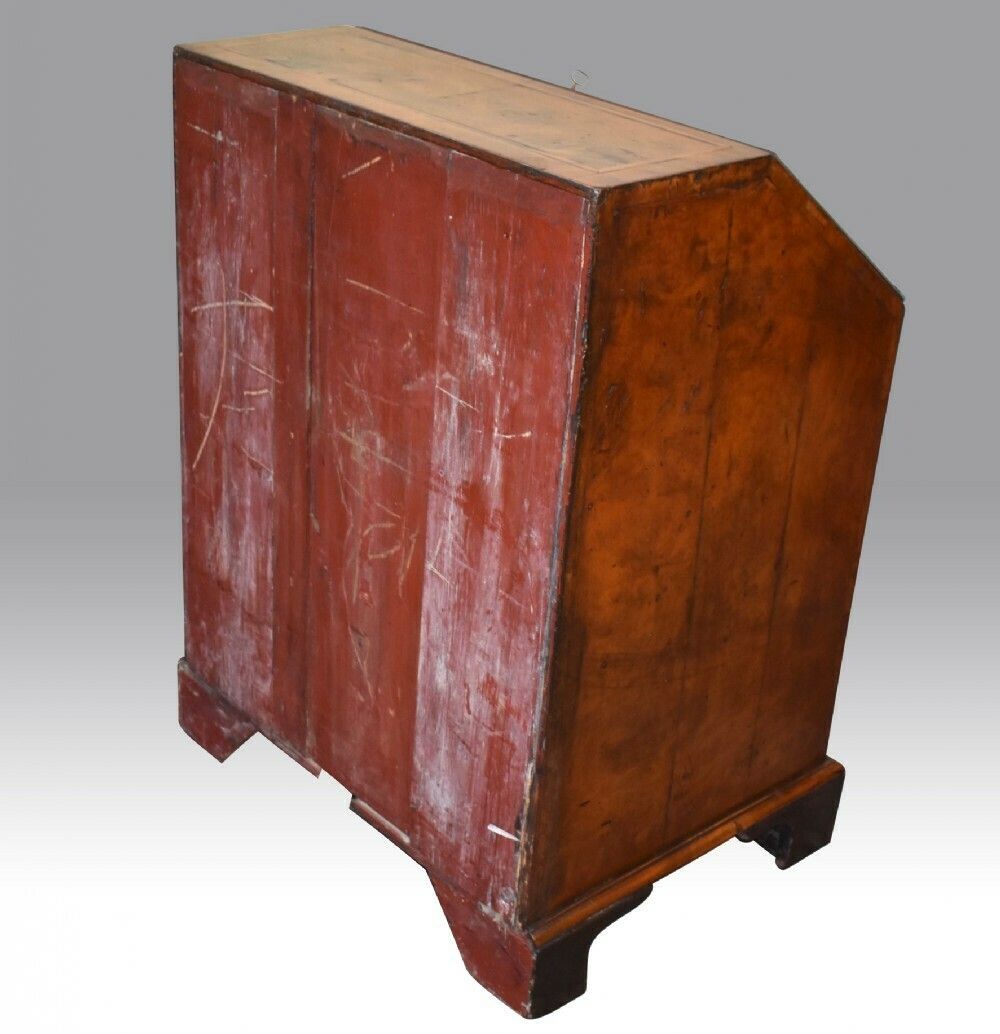 Rare Small Georgian Period Antique Walnut Bureau Desk photo buy