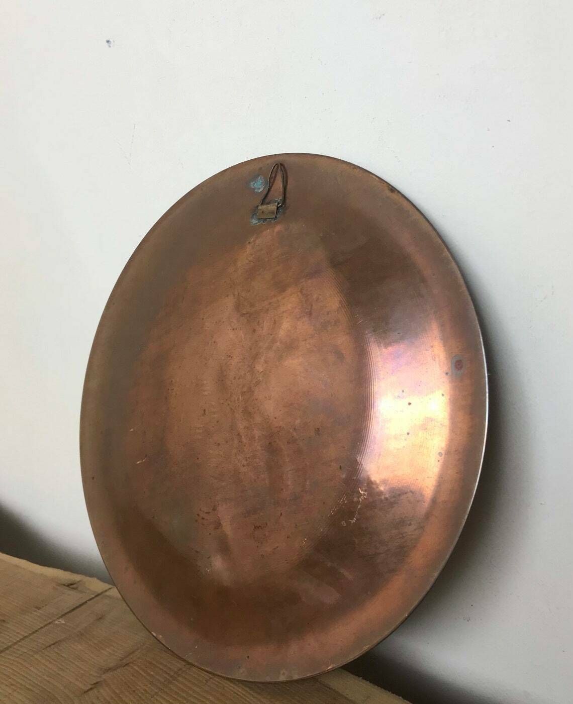 Wonderful Art Nouveau Lady Copper Wall Plaque Sign Art Decorative Collectibles Piece photo buy