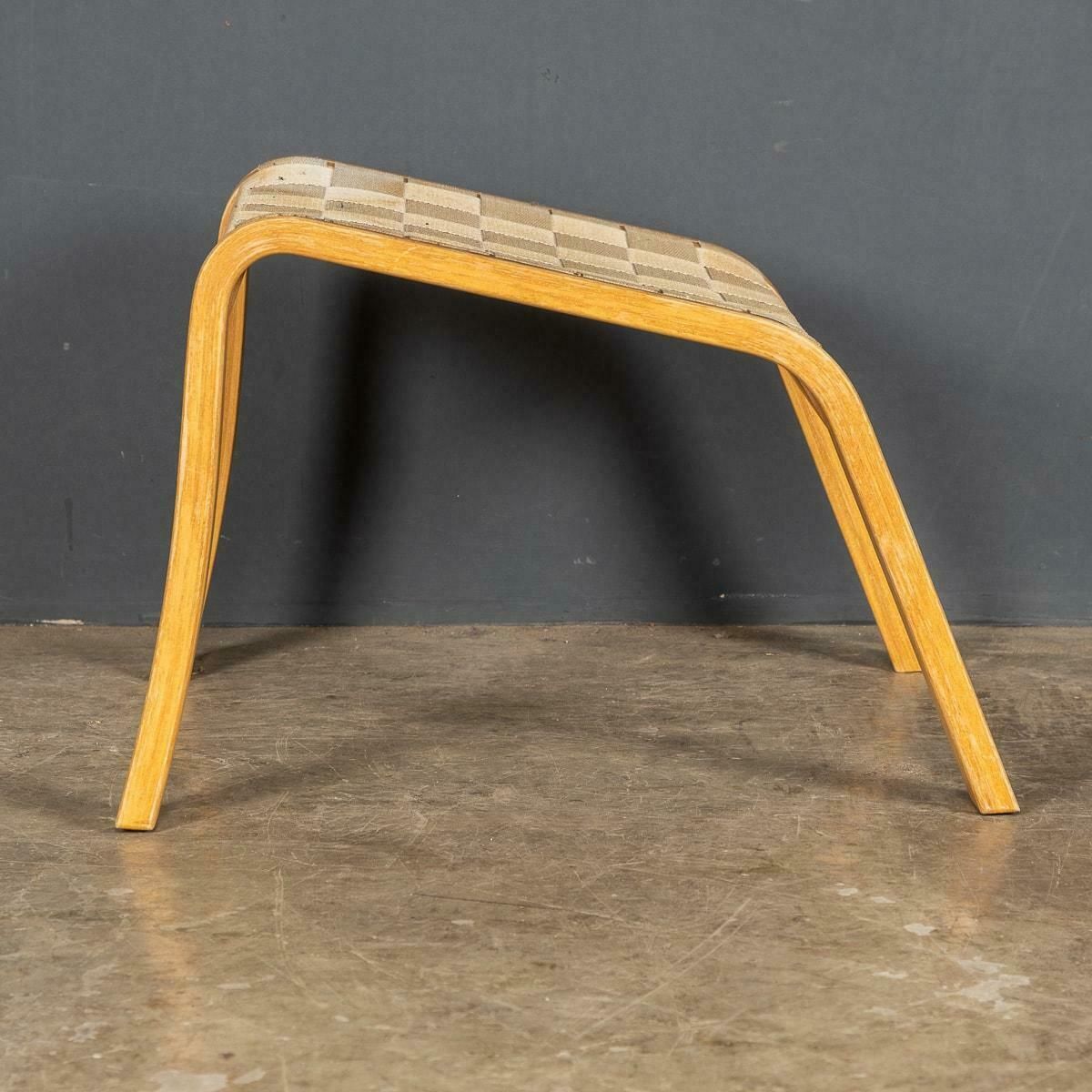 20th Danish Beech Framed Chairs & Ottoman, Bruno Mathsson C.1978 photo buy