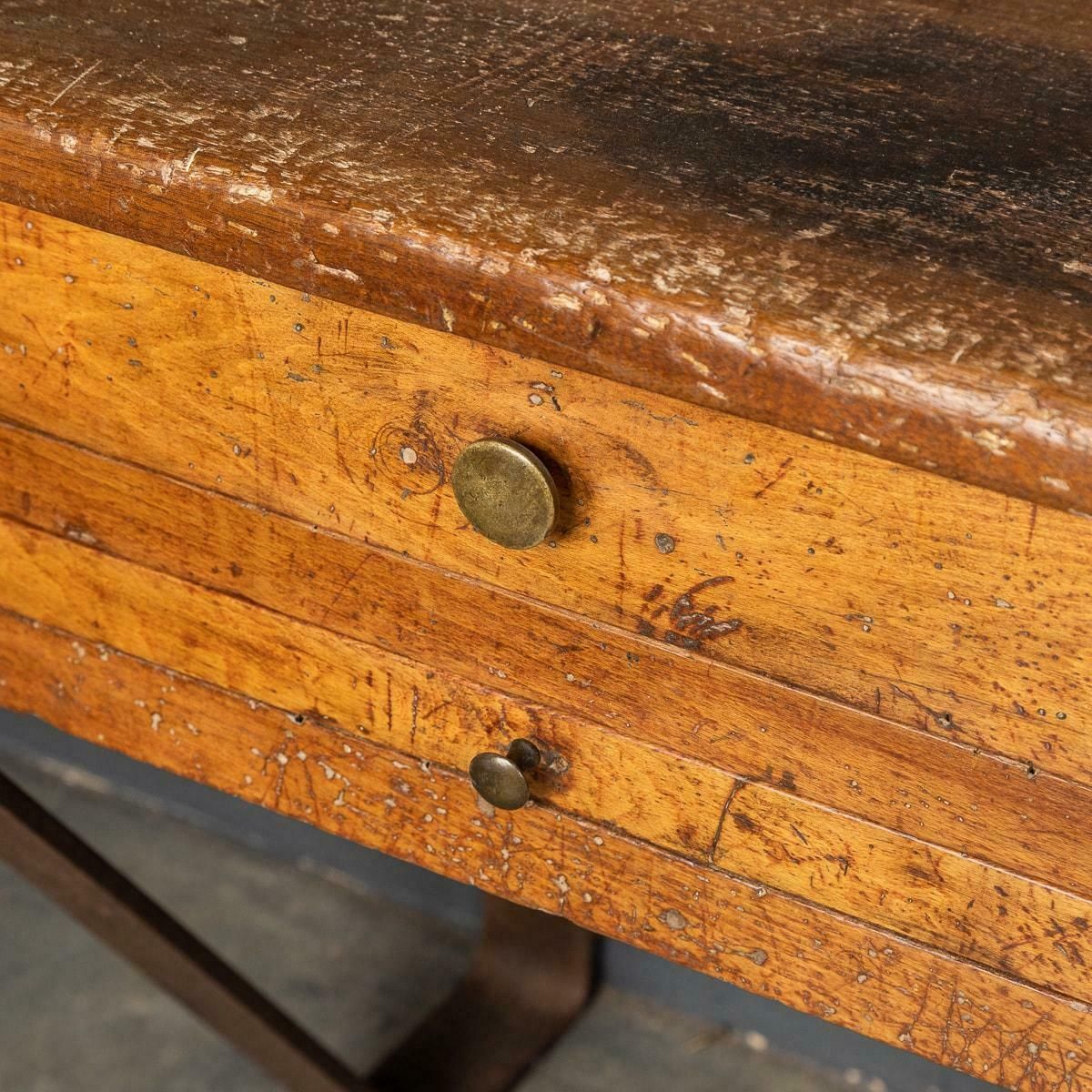 20th Century French Walnut Jewellery Makers Benches, C.1920 photo 4895.0