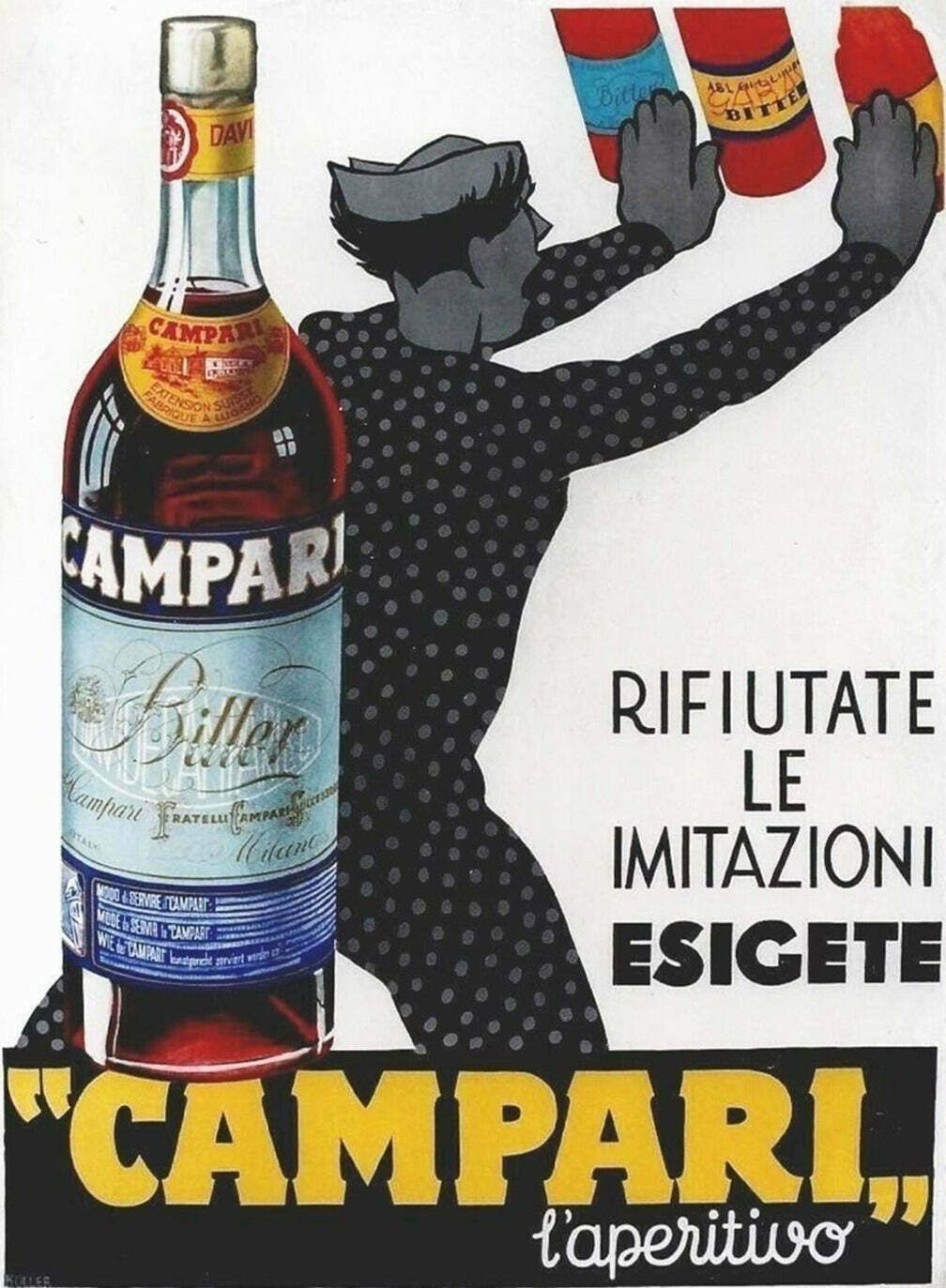 Campari The Aperitif   Koller Original Vintage Poster