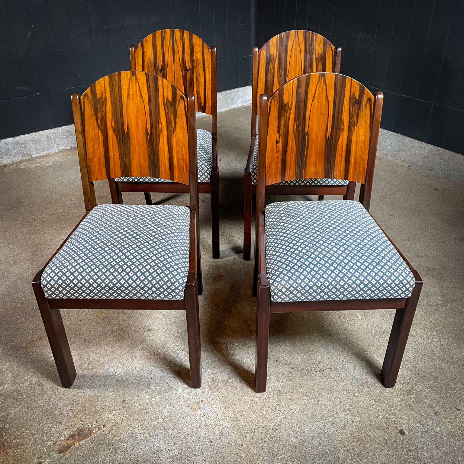 Mid Century Art Deco Stijl Eetkamerstoelen – Set Van 4 photo for sale