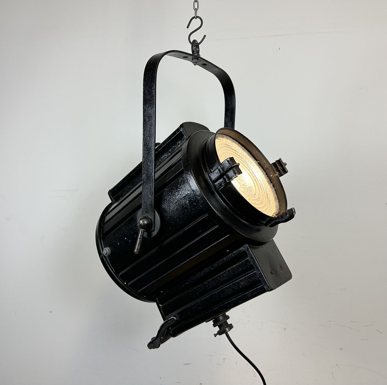369.0 Vintage Black Theatre Spotlight, 1960s photo