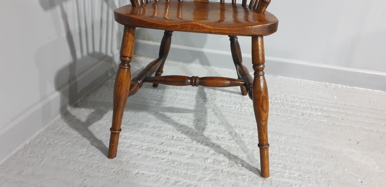 Ash And Elm Windsor Armchair, 1800s photo Furniture