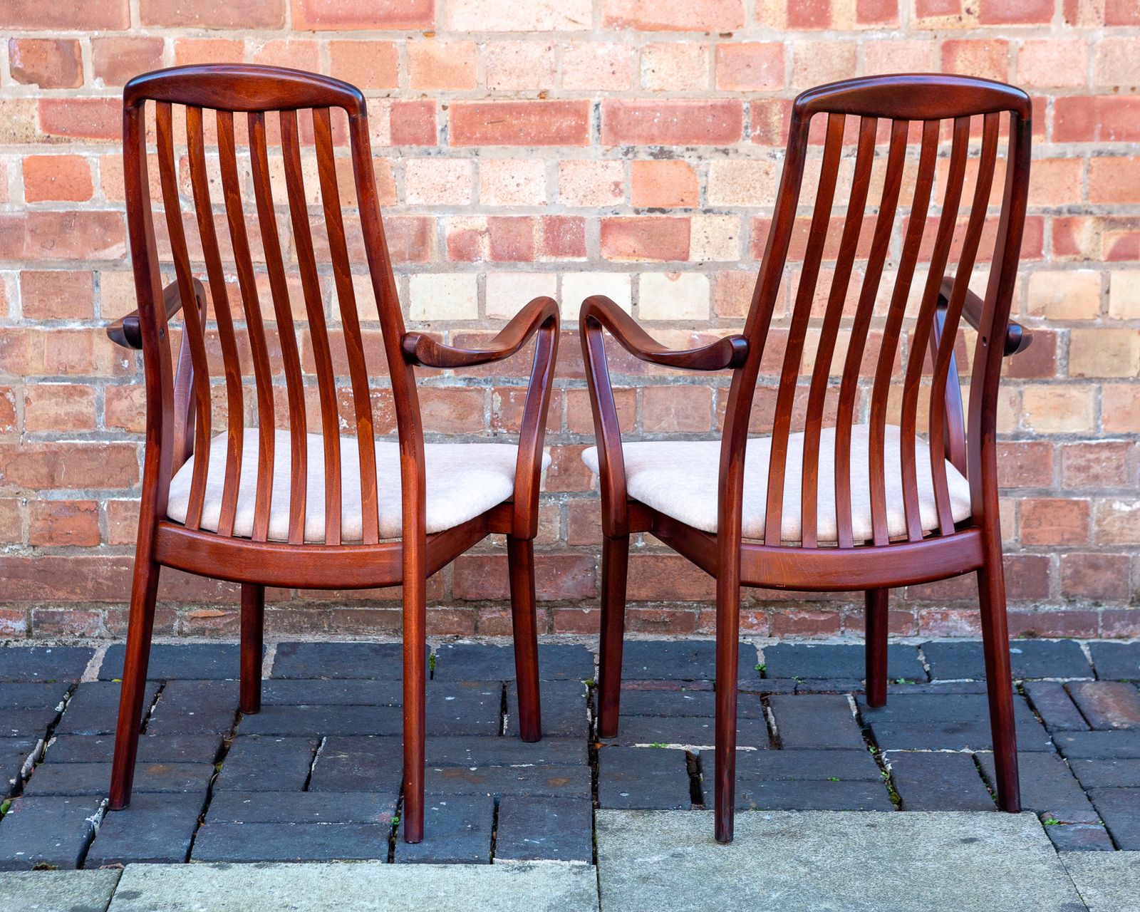 Rosewood Danish Carver Chairs Pair By Preben Schou High Back Mid Century Scandinavian Dining Chairs Mcm Scandi Japandi Danish Dining Chairs 1970s photo buy
