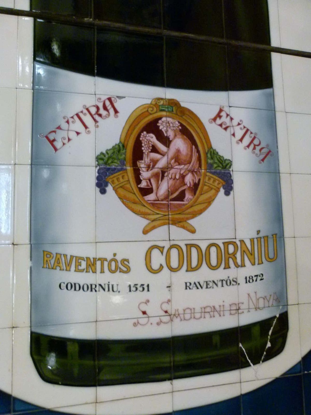 photo furniture Art Nouveau Advertising Tile Poster From Codorniu''S Cellar, Spain