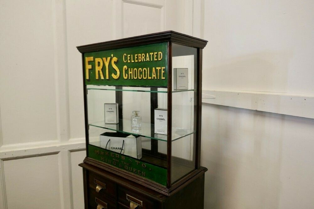 1900s Counter Top Fry's  Sweet Shop Display Cabinet photo 1500.0
