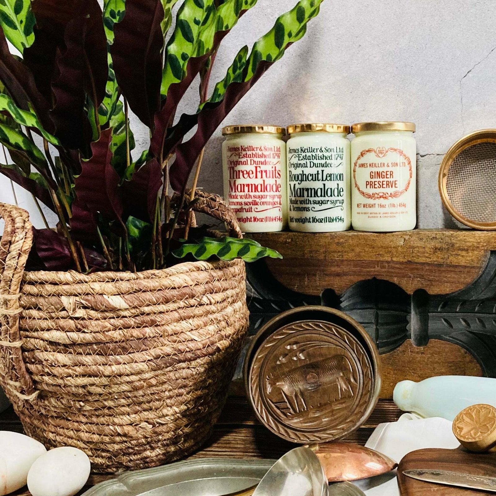 Handmade Natural Storage Basket photo Home Decor
