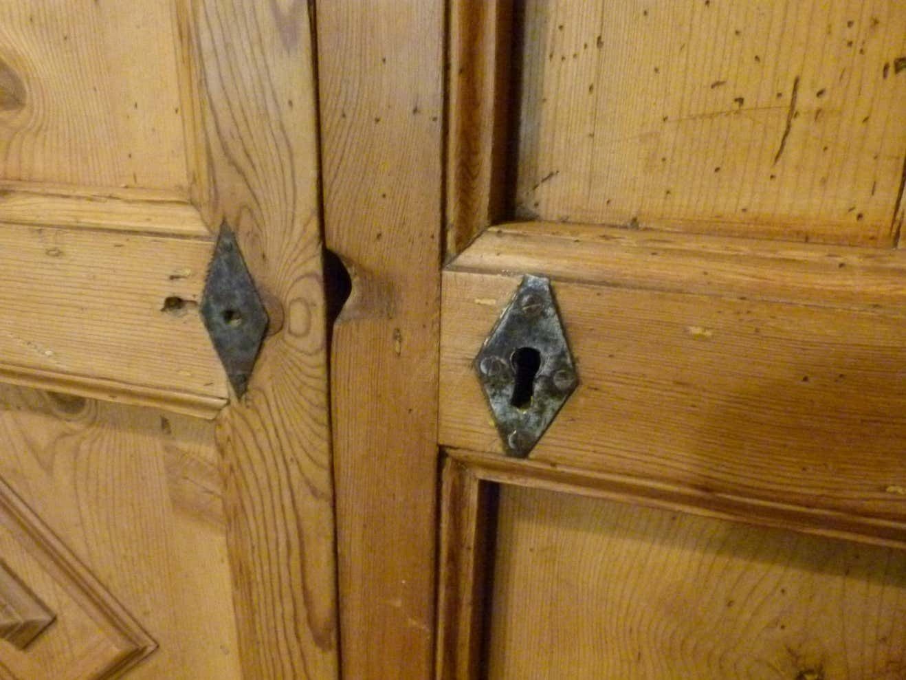 Antique Wooden Double Front Door photo 2698.0