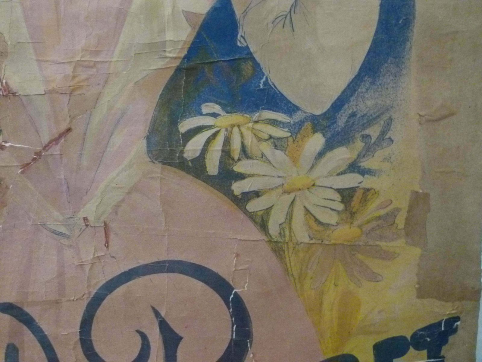 Art Nouveau Style Lithographie, G.Bataille, 18 20 Rue De Chabrol, Paris photo for sale