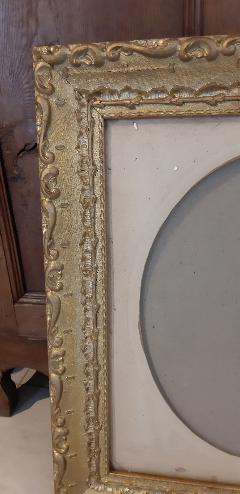 Photo Frame 1900 In Wood And Golden Stuk photo buy