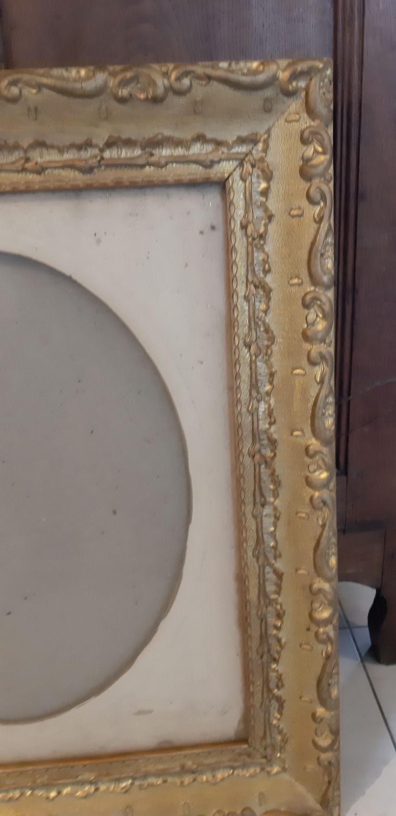 photo furniture Photo Frame 1900 In Wood And Golden Stuk
