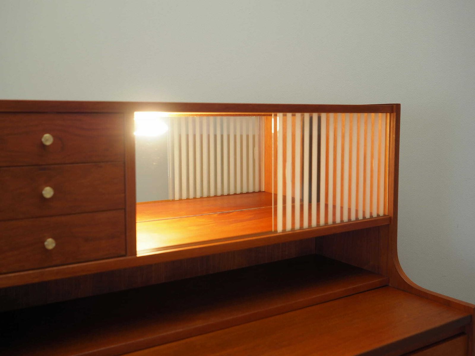 Teakhouten Secretaire, Deens Design, Jaren 1970, Productie: Denemarken photo buy