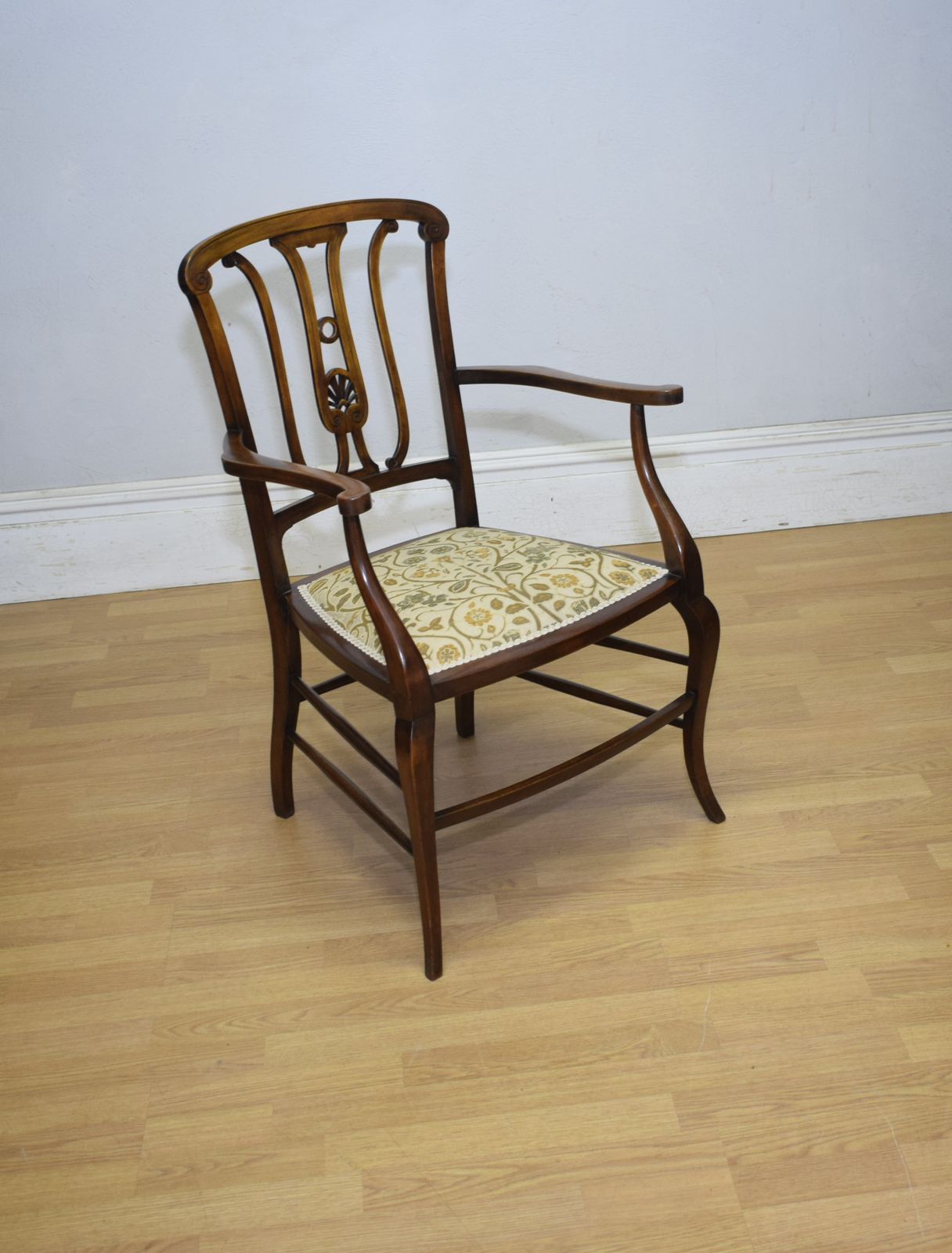 Edwardian Armchair, 1900s, Mahogany photo 265.0