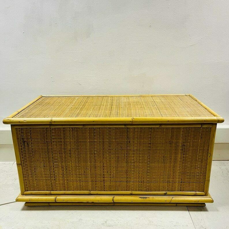 Dal Vera Cane And Bamboo Blanket Box photo furniture