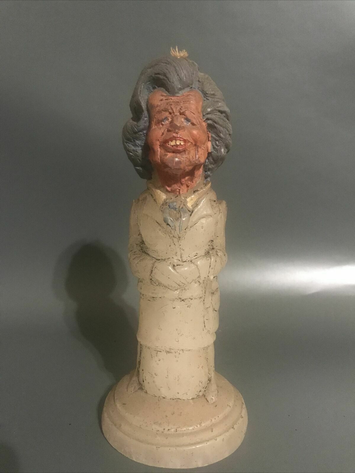 Rare John Somerville Margaret Thatcher Candle Sculpture Political Art Figurative photo furniture