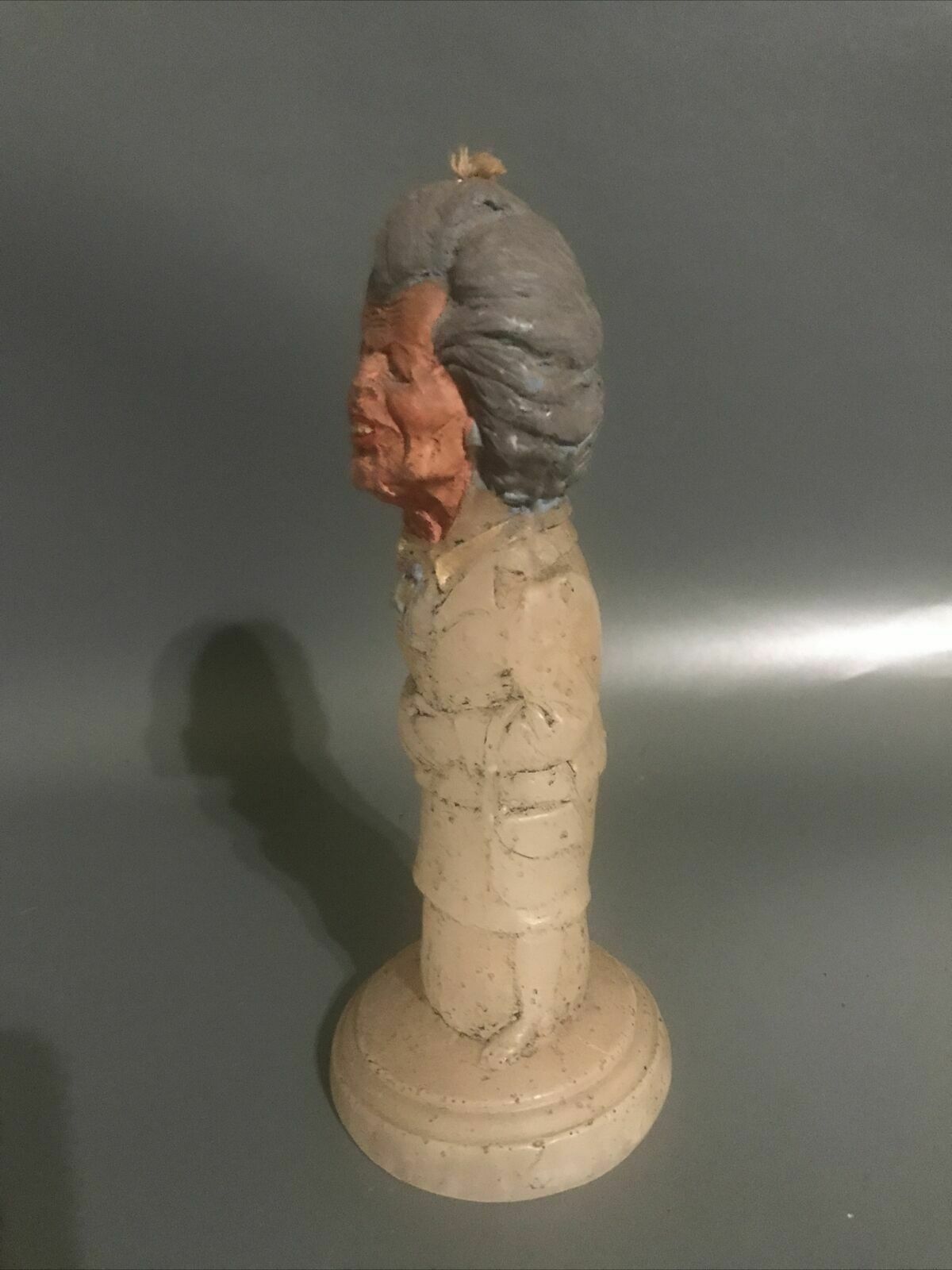 Rare John Somerville Margaret Thatcher Candle Sculpture Political Art Figurative photo vintage