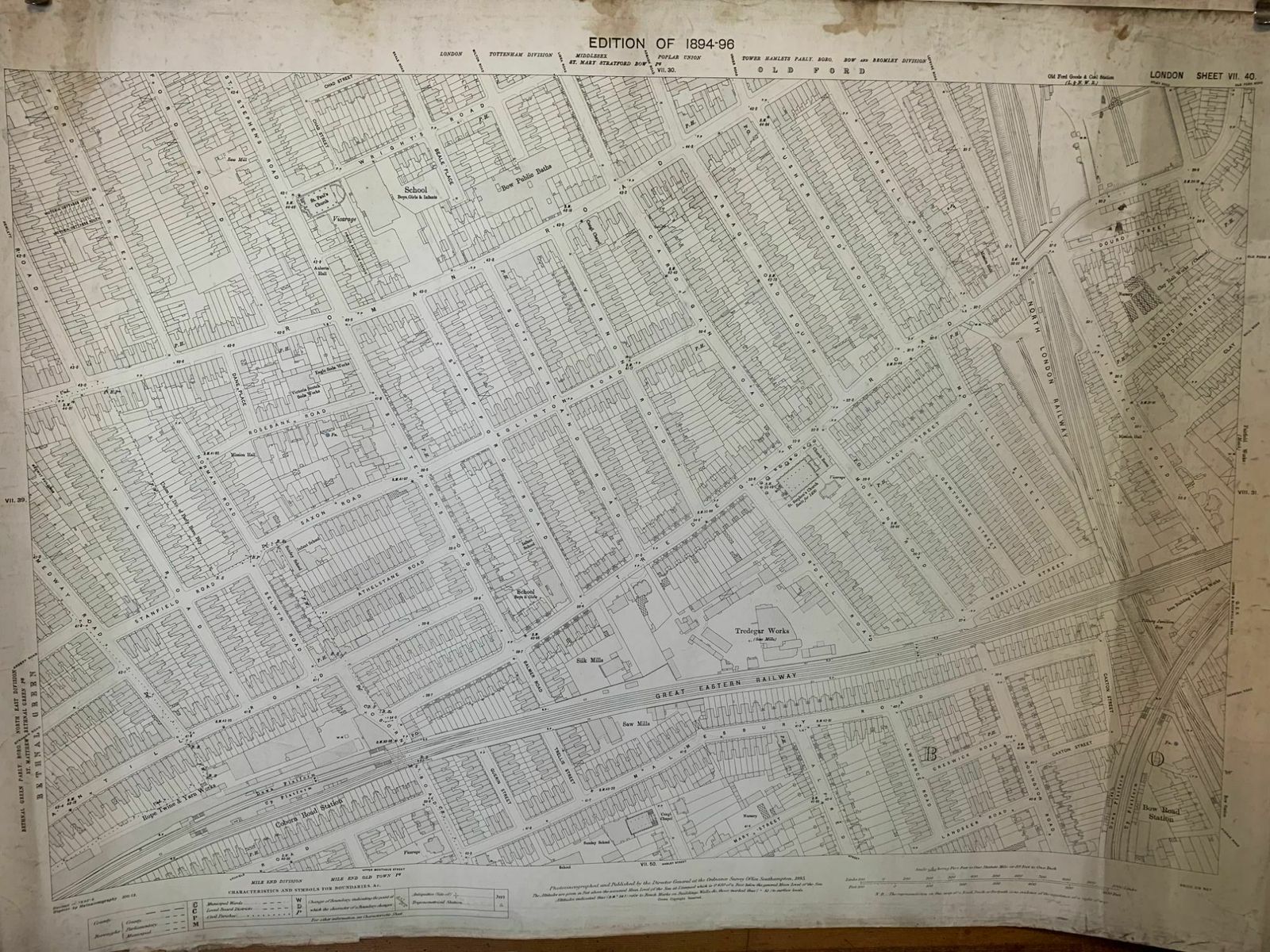 Land Registry London Maps Bow 1895