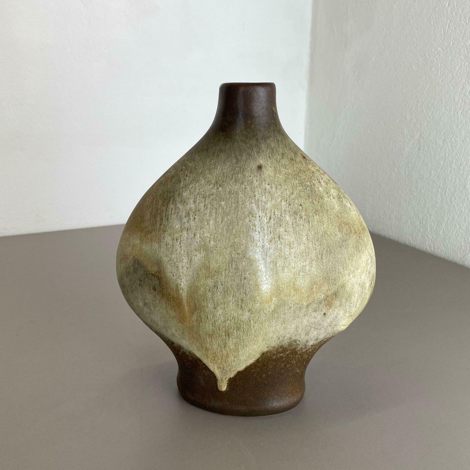 Fat Lava Ceramic Pottery Vase Gerda Heukeroth Carstens Tönnieshof Germany, 1970s photo Home Decor