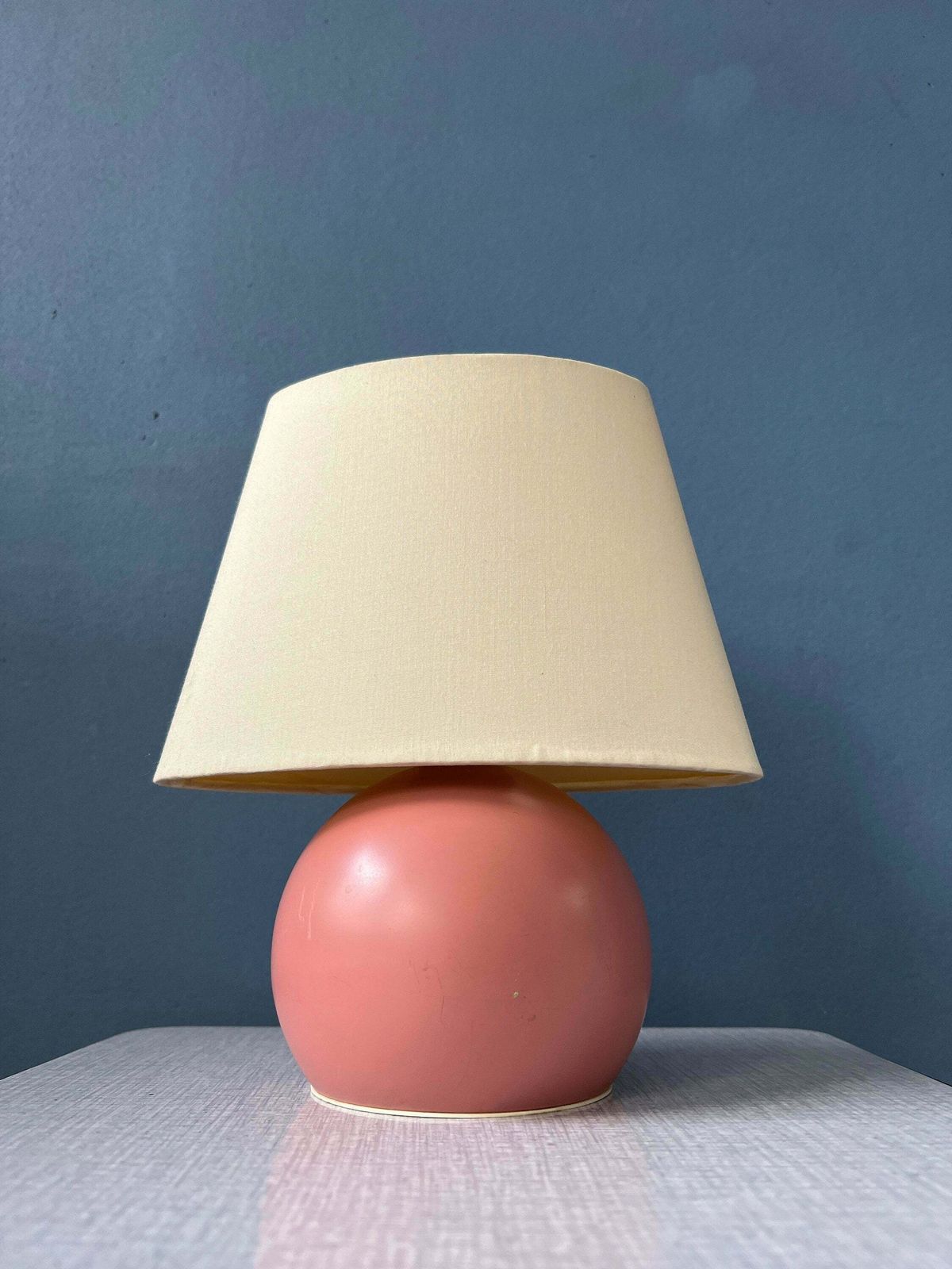 Kleine Roze Eclectische Bureaulamp, Boho photo vinterior