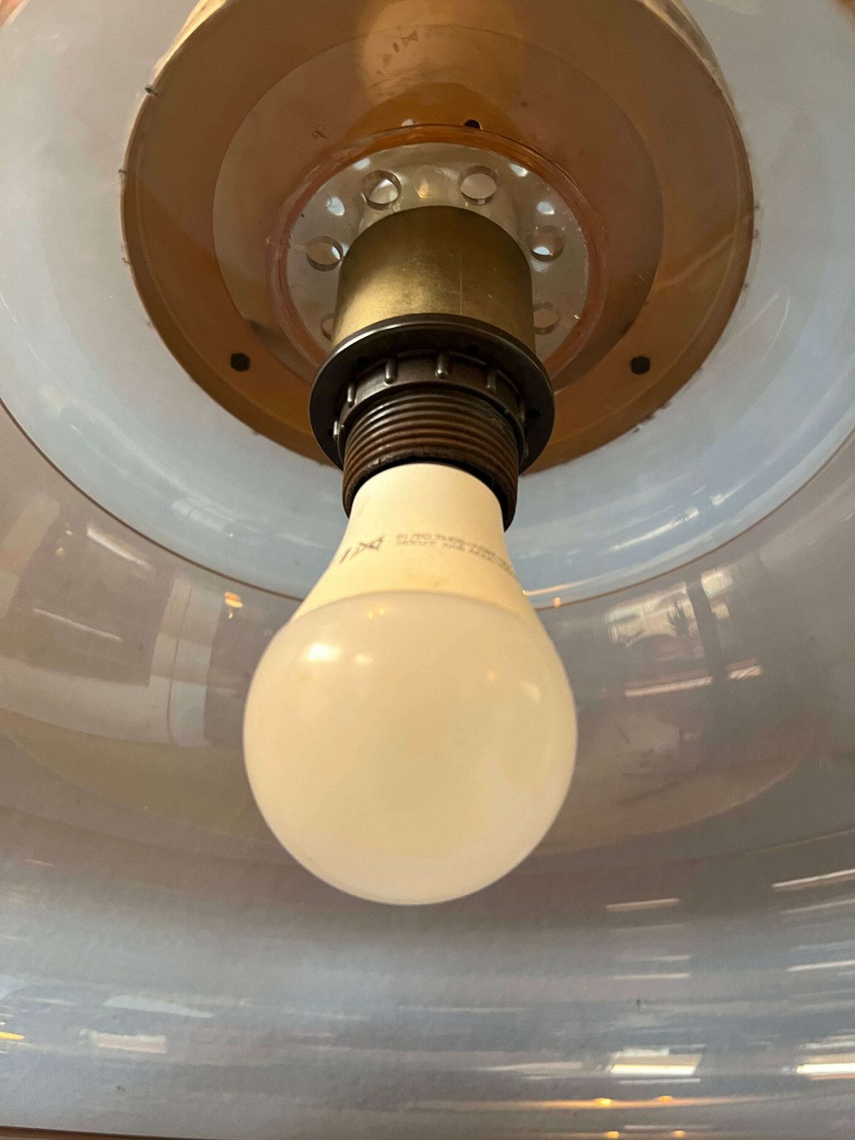 photo furniture Space Age Hanglamp Van Herda / Vintage Mid Century Plafondlamp