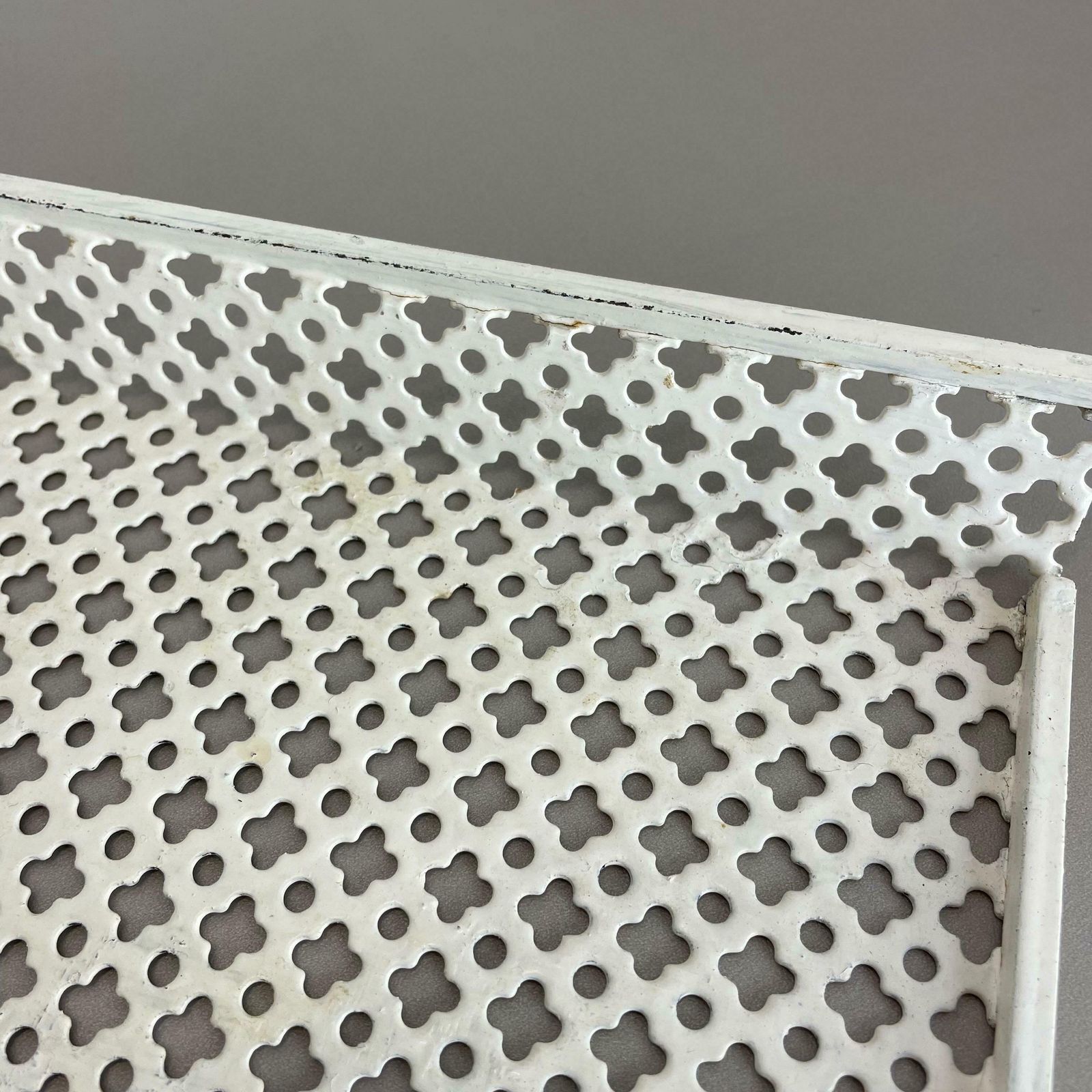 Original French Modernist Metal Tray Rigituelle By Mathieu Matégot 1950s photo buy