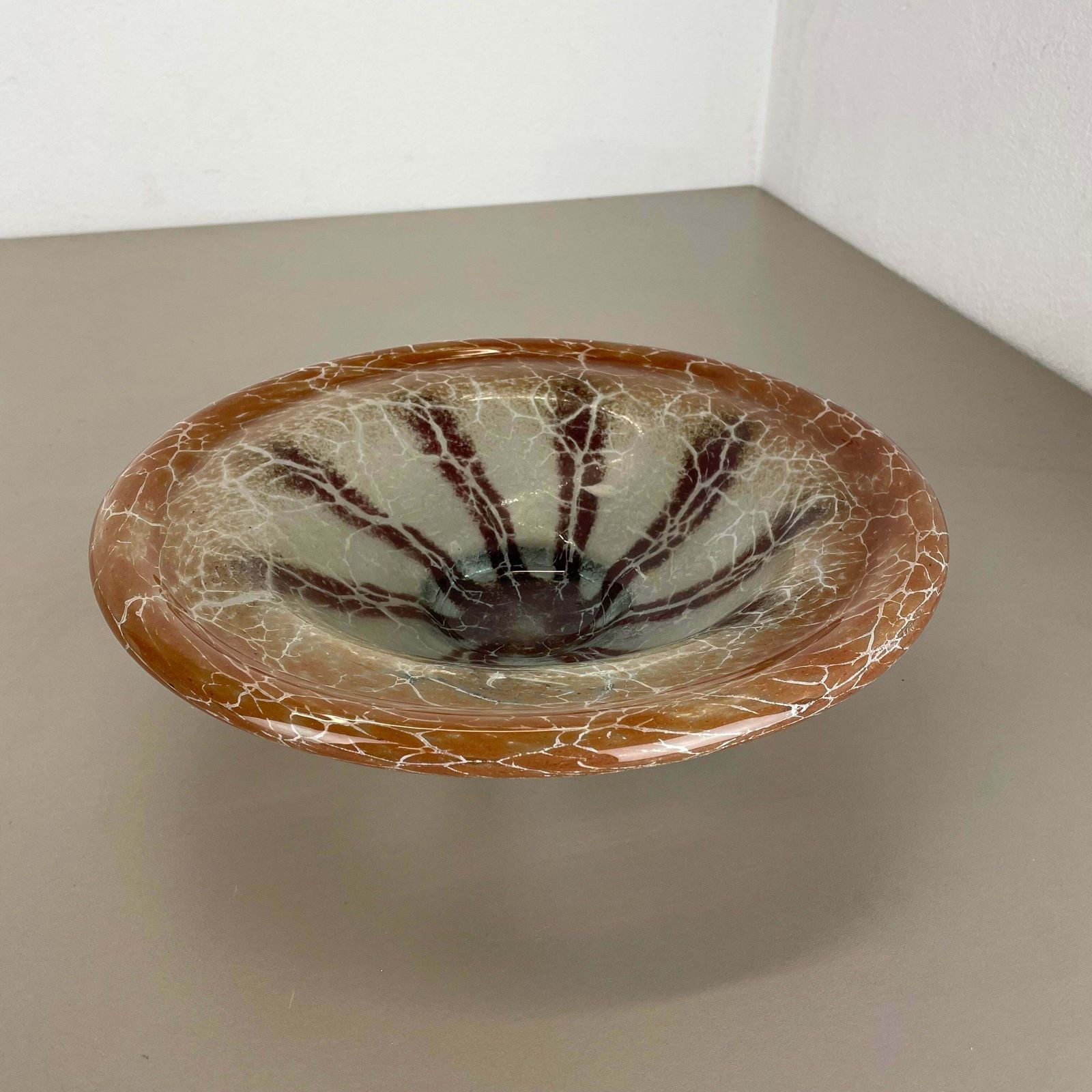 German Glass Bowl By Karl Wiedmann For Wmf Ikora, 1930s Baushaus Art Deco photo furniture